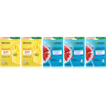 Garnier Textil Masks set faciale Masti pentru fata, Garnier Textil Masks set faciale - Sellmag.ro
