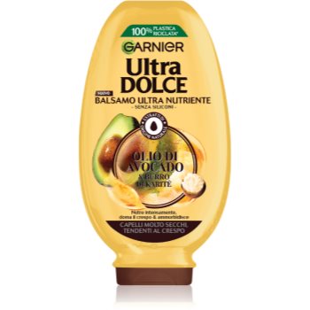 Garnier Ultra Doux Avocado Oil and Shea Butter balsam pentru par ondulat si cret