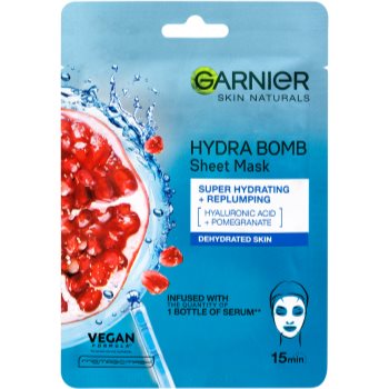 Imagine produs: Garnier Textil Masks mască textilă hidratantă cu acid hialuronic