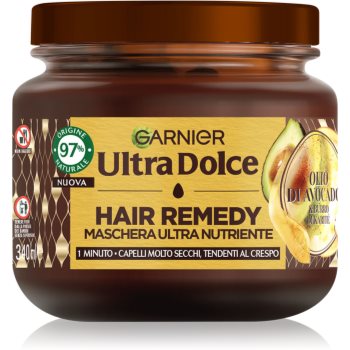 Garnier Ultra Doux Avocado Oil and Shea Butter masca hranitoare pentru par uscat