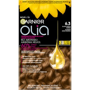 Garnier Olia Big Kit перманентна фарба для волосся відтінок 6.3 Gold Light Brown