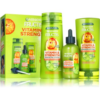 Garnier fructis vitamin & strength set cadou (pentru părul slab cu tendință de cădere)