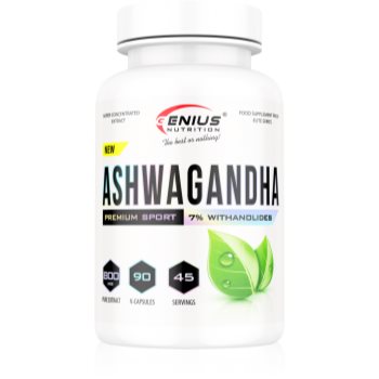 Genius Nutrition Ashwagandha supliment alimentar pentru calm și bună dispoziție