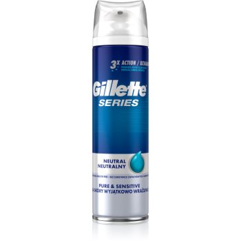 Gillette series pure & sensitive gel pentru bărbierit
