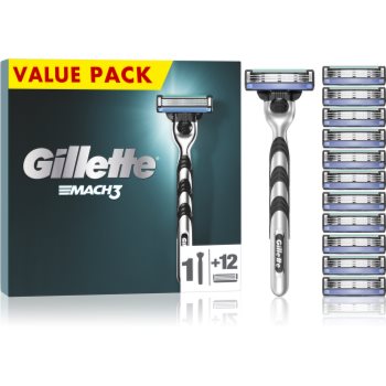 Gillette Mach3 Aparat de ras + rezervă lame