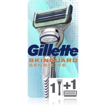 Gillette Skinguard Sensitive aparat de ras pentru piele sensibila rezerva lama 2 pc accesorii imagine noua