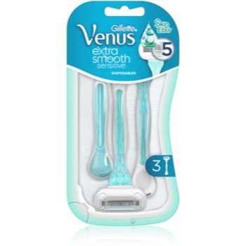 Gillette venus extra smooth sensitive aparat de ras de unica folosinta 3 pc