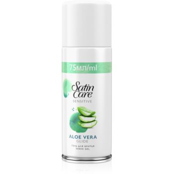 Gillette Satin Care Sensitive Skin gel pentru bărbierit cu aloe vera Gillette imagine noua