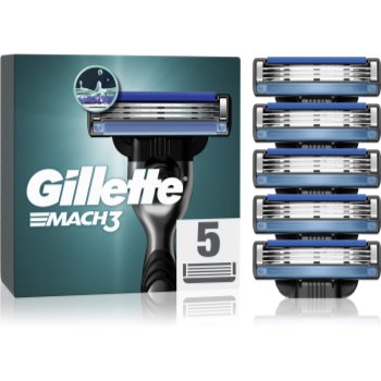 Gillette Mach3 capete de schimb 5 bucati Gillette Bărbați