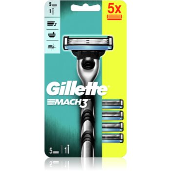 Gillette Mach3 aparat de ras + capete de schimb Gillette Bărbați