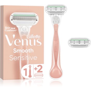 Gillette Venus Sensitive Smooth Aparat de ras + 2 capete de schimb Online Ieftin accesorii