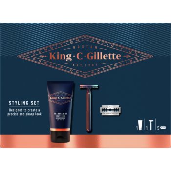 King C. Gillette Styling set set cadou pentru bărbați King C. Gillette imagine noua
