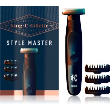 Gillette King C. Style Master aparat de tuns barba cu extensii interschimbabile