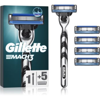 Gillette Mach3 Aparat de ras + rezervă lame