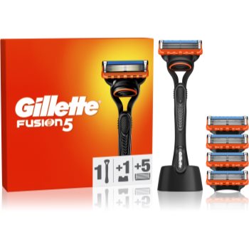 Gillette Fusion5 aparat de ras cu suport + lame de rezervă