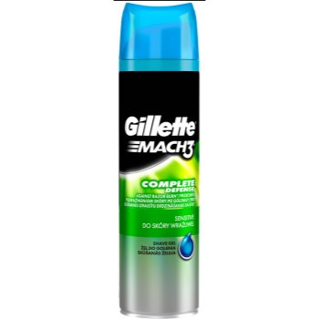 Gillette Mach3 Complete Defense gel pentru bărbierit imagine 2021 notino.ro