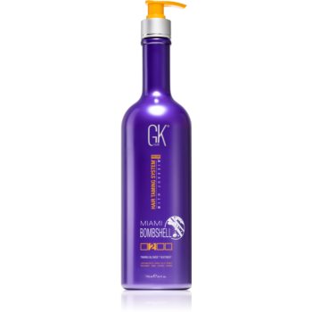 GK Hair Miami Bombshell masca hidratanta pentru netezire pentru iluminarea părului sau pentru părul cu șuvițe GK Hair imagine noua inspiredbeauty