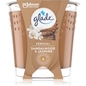 GLADE Sensual Sandalwood & Jasmine lumânare parfumată