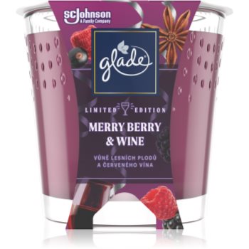 Glade merry berry & wine lumânare parfumată