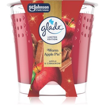 GLADE Warm Apple Pie lumânare parfumată