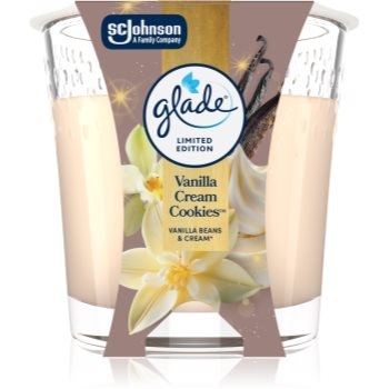 GLADE Vanilla Cream Cookies lumânare parfumată