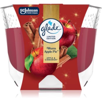 GLADE Warm Apple Pie lumânare parfumată