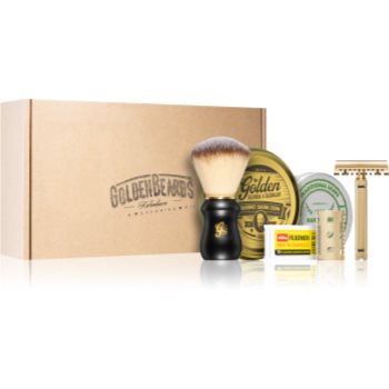 Golden Beards Shaving Kit set de bărbierit (pentru barbati) Golden Beards