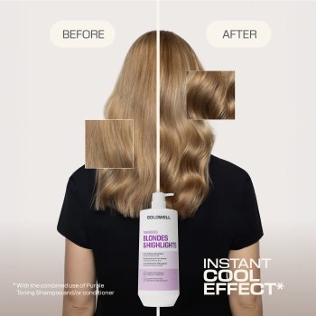 Cosmetice și accesorii, Goldwell Dualsenses Blondes & Highlights Anti-Yellow Shampoo șampon neutralizeaza tonurile de galben - Sellmag.ro