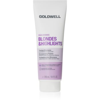 Cosmetice și accesorii, Goldwell Dualsenses Blondes & Highlights Toning Shampoo sampon tonifiant cu violete - Sellmag.ro
