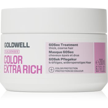 Goldwell Dualsenses Color Extra Rich 60Sec Treatment tratament regenerator pentru o culoare stralucitoare - Sellmag.ro