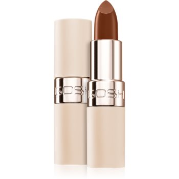 Gosh Luxury Nude Lips ruj semi-mat cu efect de hidratare