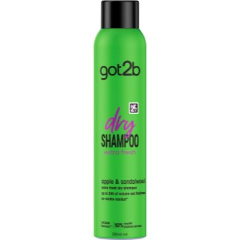 got2b Fresh it Up Extra Fresh сухий шампунь для абсорбції секрету сальних залоз та надання свіжості волоссю 200 мл