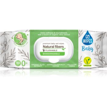 GoWipes Baby Natural Fibers servetele delicate pentru copii pentru piele sensibila