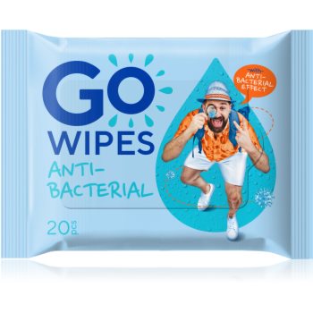  Servetele de curatare, GoWipes Antibacterial Servetele umede cu efect revigorant - Sellmag.ro
