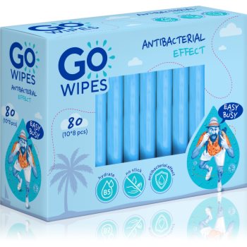 GoWipes Anti-Bacterial Effect Servetele umede cu efect revigorant - Sellmag.ro