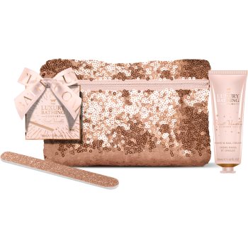 Grace cole luxury bathing sweet vanilla & almond glaze set cadou (pentru maini si unghii)