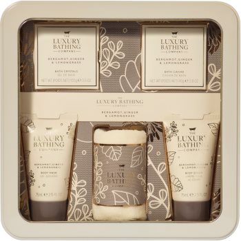 Grace cole luxury bathing bergamot ginger & lemongrass set cadou (pentru toate tipurile de piele)