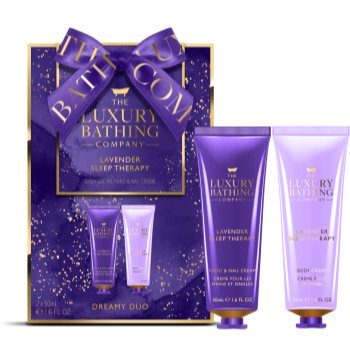 Grace Cole Luxury Bathing Lavender Sleep Therapy set cadou (pentru maini si corp)