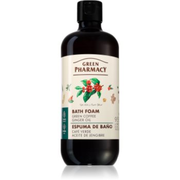 Green Pharmacy Green coffee & Ginger Oil Bath Foam spuma de baie