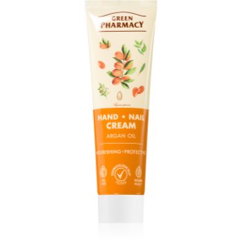 Green Pharmacy Argan Hand Cream Crema nutritiva si protectie pentru maini si unghii