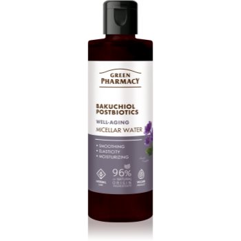 Green Pharmacy Bakuchiol & Postbiotics Micellar Water apa cu particule micele anti-imbatranire si de fermitate a pielii