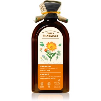 Green Pharmacy Calendula Shampoo șampon pentru par normal spre gras