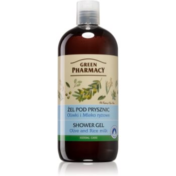 Green Pharmacy Body Care Olive & Rice Milk gel de duș Green Pharmacy