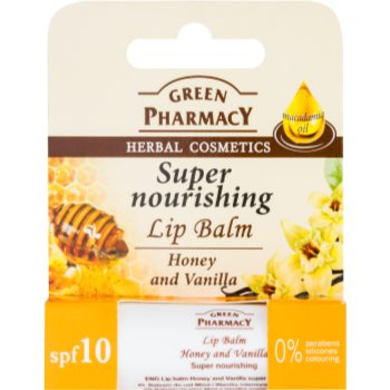 Green Pharmacy Lip Care balsam de buze hranitor SPF 10 Green Pharmacy Balsam pentru buze