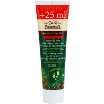 Green Pharmacy Foot Care crema pentru relaxarea picioarelor obosite si a celor predispuse la umflare
