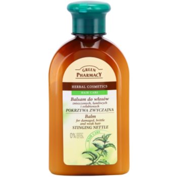 Green Pharmacy Hair Care Stinging Nettle Balsam pentru parul deteriorat, fraged si slab Green Pharmacy