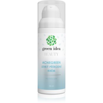 Green Idea Beauty Acnegreen crema cu textura usoara pentru un ten curat și sănătos