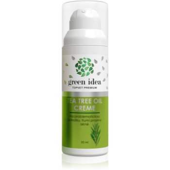 Green Idea Tea Tree Oil Creme crema de zi regeneranta pentru ten acneic