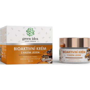 Green Idea Topvet Premium Bioaktivní krém s hadím jedem pentru uniformizare si fermitate