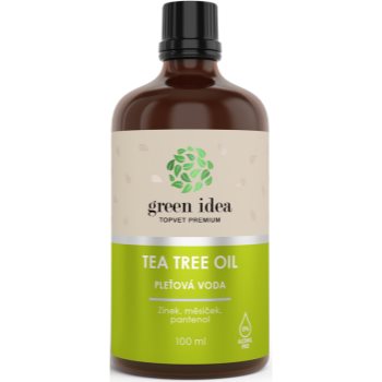 Green Idea Topvet Premium Tea Tree oil loțiune pentru față fară alcool